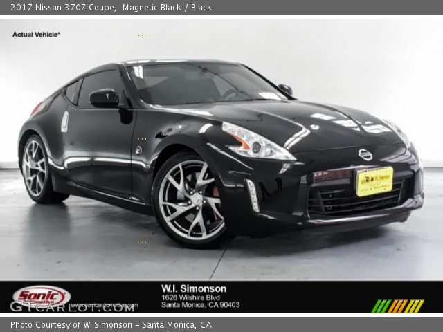2017 Nissan 370Z Coupe in Magnetic Black