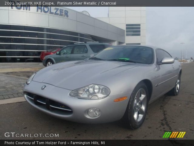 2001 Jaguar XK XK8 Coupe in Platinum Silver Metallic