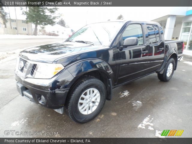 2018 Nissan Frontier S Crew Cab 4x4 in Magnetic Black