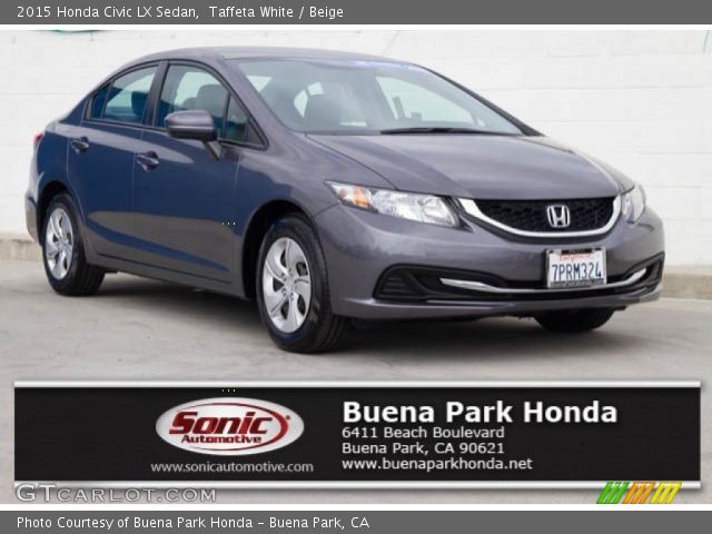 2015 Honda Civic LX Sedan in Taffeta White