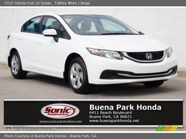 2015 Honda Civic LX Sedan in Taffeta White