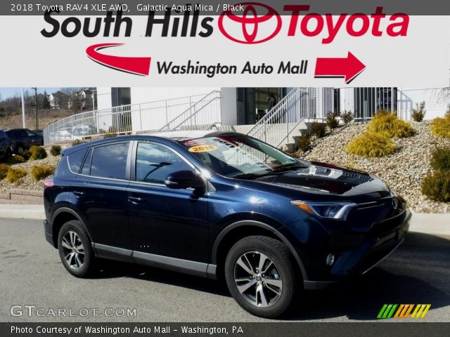 2018 Toyota RAV4 XLE AWD in Galactic Aqua Mica