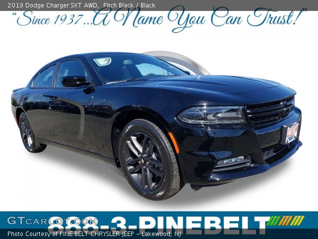 2019 Dodge Charger SXT AWD in Pitch Black