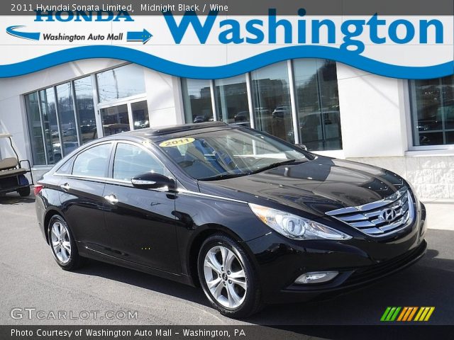 2011 Hyundai Sonata Limited in Midnight Black