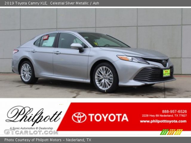 2019 Toyota Camry XLE in Celestial Silver Metallic