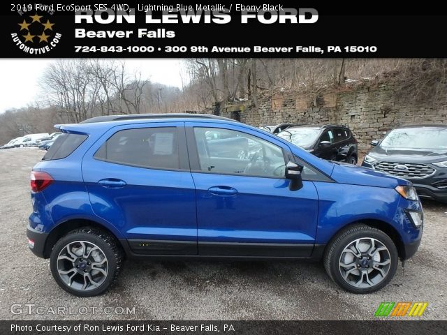 2019 Ford EcoSport SES 4WD in Lightning Blue Metallic