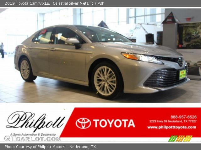 Celestial Silver Metallic 2019 Toyota Camry Xle Ash