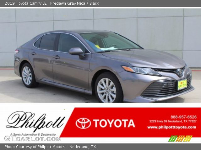 2019 Toyota Camry LE in Predawn Gray Mica