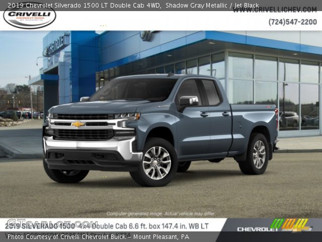 2019 Chevrolet Silverado 1500 LT Double Cab 4WD in Shadow Gray Metallic