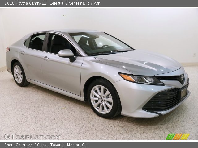 2018 Toyota Camry LE in Celestial Silver Metallic