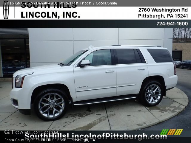 2016 GMC Yukon Denali 4WD in White Frost Tricoat