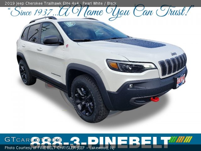 2019 Jeep Cherokee Trailhawk Elite 4x4 in Pearl White