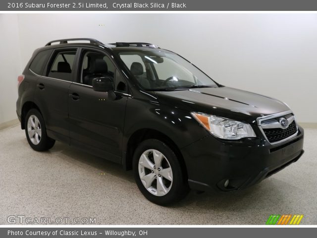 2016 Subaru Forester 2.5i Limited in Crystal Black Silica