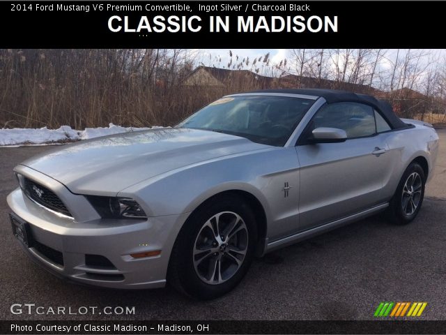 2014 Ford Mustang V6 Premium Convertible in Ingot Silver