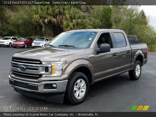 2018 Ford F150 XLT SuperCrew in Stone Gray