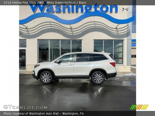 2019 Honda Pilot EX-L AWD in White Diamond Pearl