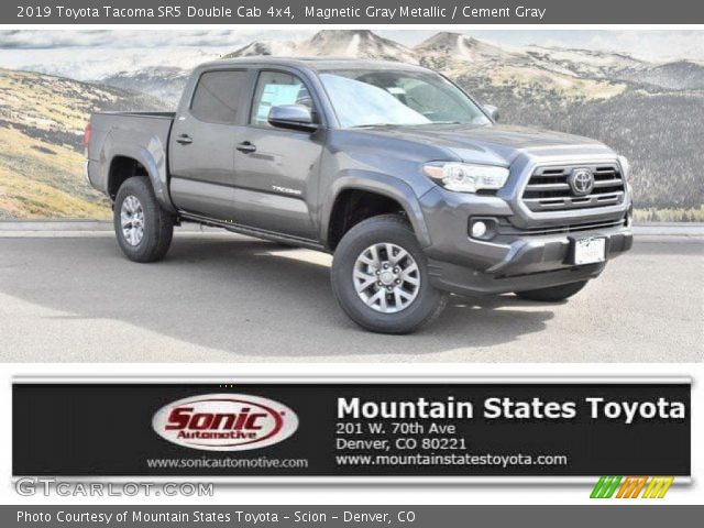 2019 Toyota Tacoma SR5 Double Cab 4x4 in Magnetic Gray Metallic