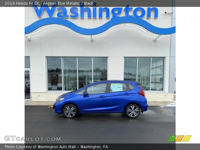 2019 Honda Fit EX in Aegean Blue Metallic