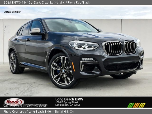 2019 BMW X4 M40i in Dark Graphite Metallic