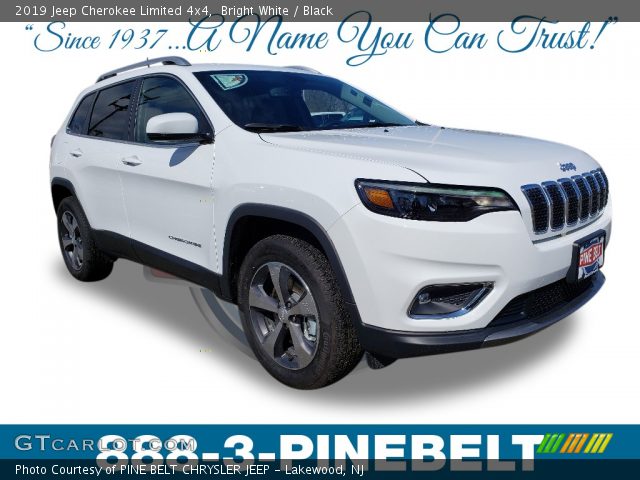 2019 Jeep Cherokee Limited 4x4 in Bright White