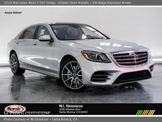 2019 Mercedes-Benz S 560 Sedan in Iridium Silver Metallic