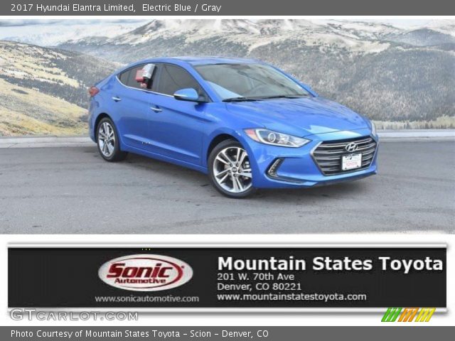 2017 Hyundai Elantra Limited in Electric Blue