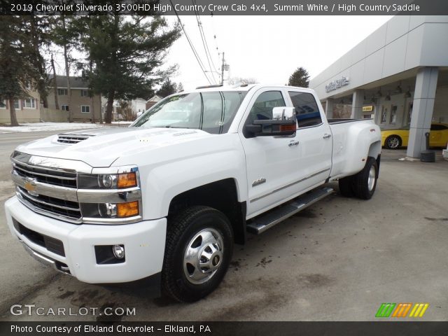 2019 Chevrolet Silverado 3500HD High Country Crew Cab 4x4 in Summit White