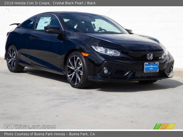 2019 Honda Civic Si Coupe in Crystal Black Pearl
