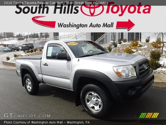 2010 Toyota Tacoma Regular Cab 4x4 in Silver Streak Mica