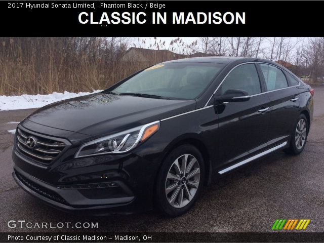 2017 Hyundai Sonata Limited in Phantom Black