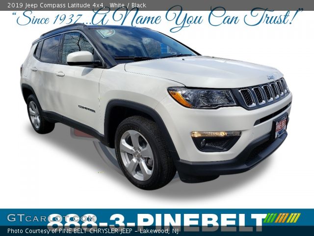 2019 Jeep Compass Latitude 4x4 in White