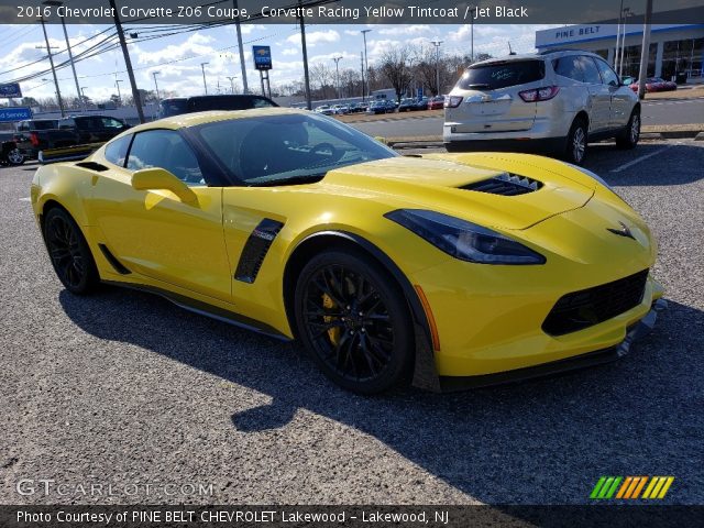 2016 Chevrolet Corvette Z06 Coupe in Corvette Racing Yellow Tintcoat