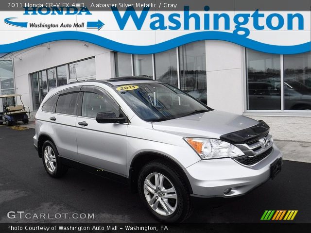 2011 Honda CR-V EX 4WD in Alabaster Silver Metallic