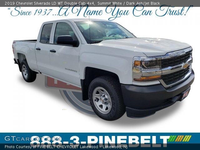 2019 Chevrolet Silverado LD WT Double Cab 4x4 in Summit White