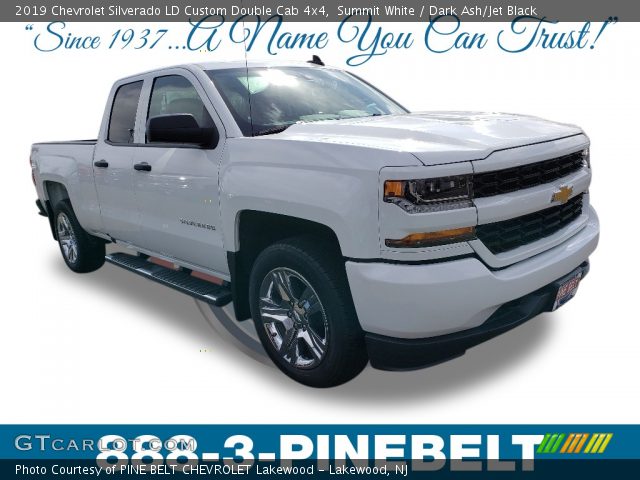 2019 Chevrolet Silverado LD Custom Double Cab 4x4 in Summit White