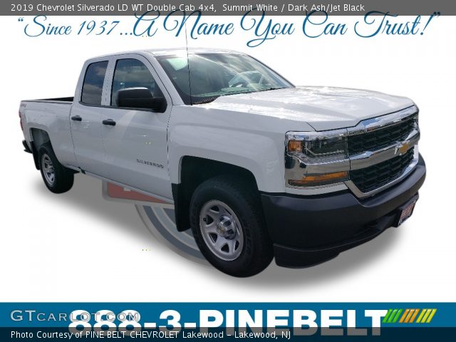 2019 Chevrolet Silverado LD WT Double Cab 4x4 in Summit White