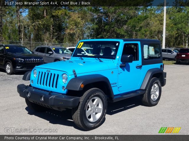 2017 Jeep Wrangler Sport 4x4 in Chief Blue