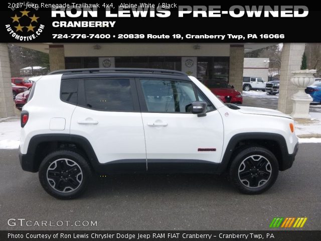 2017 Jeep Renegade Trailhawk 4x4 in Alpine White