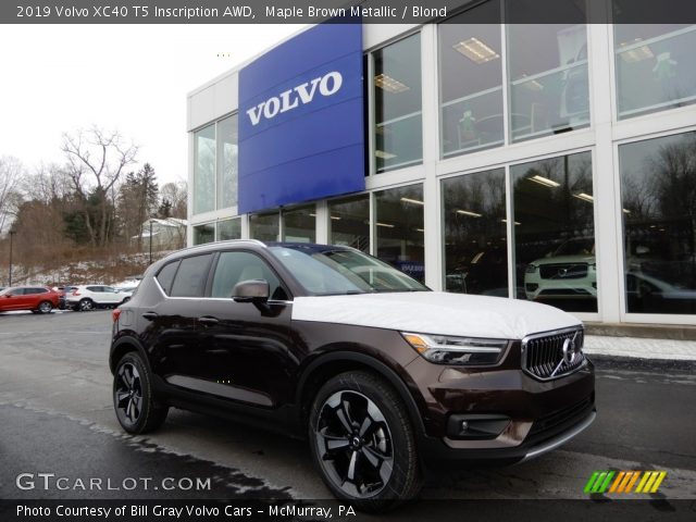 2019 Volvo XC40 T5 Inscription AWD in Maple Brown Metallic