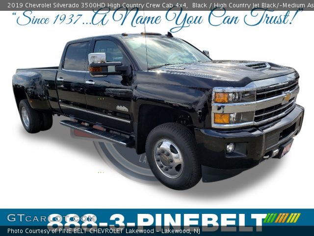2019 Chevrolet Silverado 3500HD High Country Crew Cab 4x4 in Black