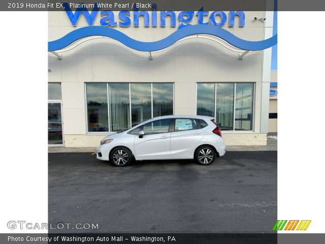 2019 Honda Fit EX in Platinum White Pearl