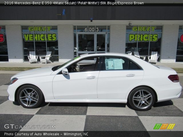 2016 Mercedes-Benz E 350 4Matic Sedan in Polar White