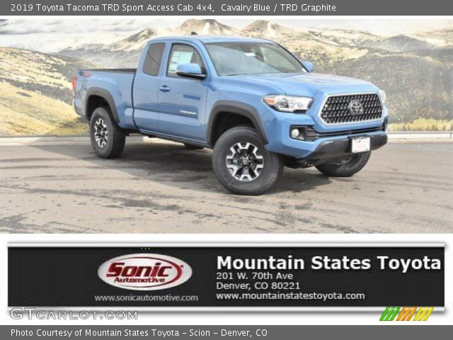 2019 Toyota Tacoma TRD Sport Access Cab 4x4 in Cavalry Blue