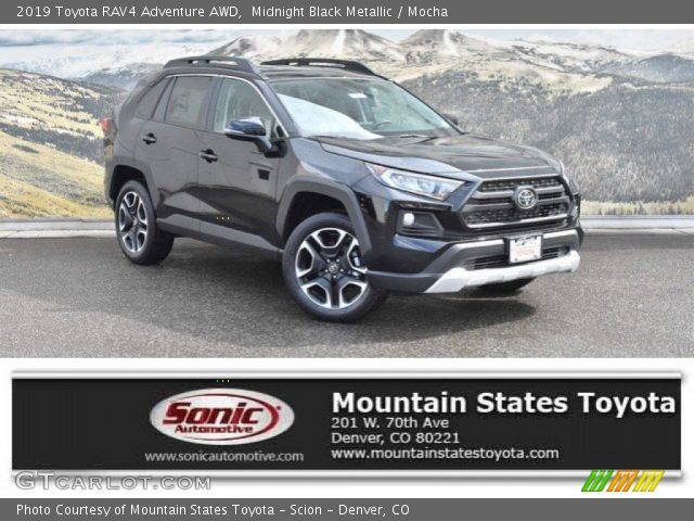 2019 Toyota RAV4 Adventure AWD in Midnight Black Metallic