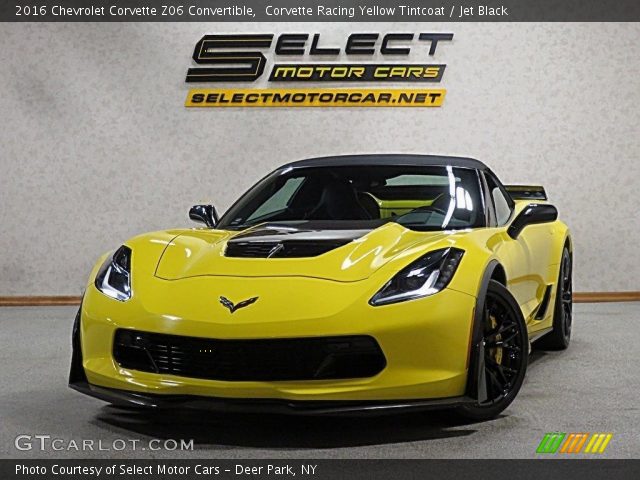 2016 Chevrolet Corvette Z06 Convertible in Corvette Racing Yellow Tintcoat