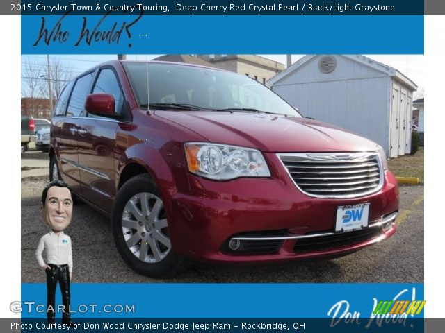 2015 Chrysler Town & Country Touring in Deep Cherry Red Crystal Pearl