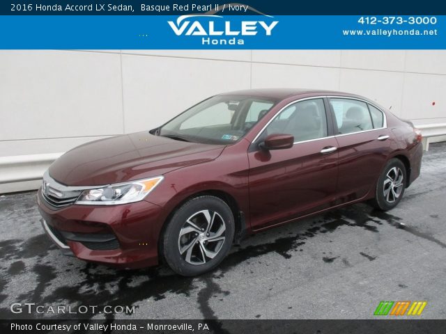 2016 Honda Accord LX Sedan in Basque Red Pearl II