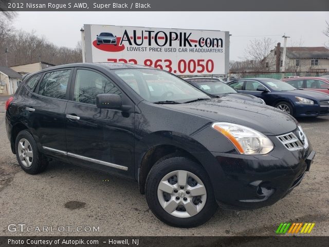 2012 Nissan Rogue S AWD in Super Black