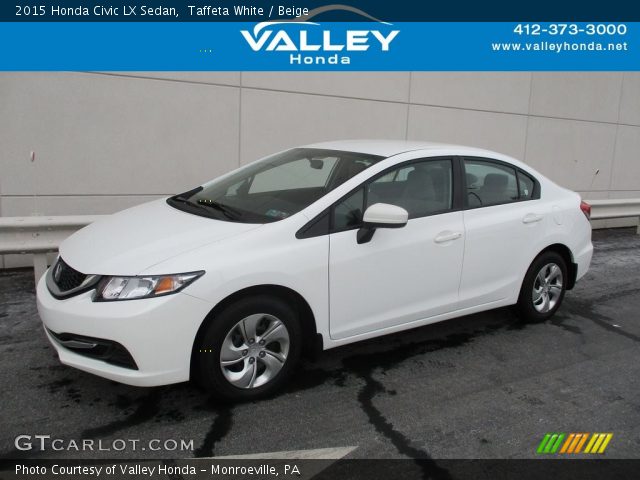 2015 Honda Civic LX Sedan in Taffeta White