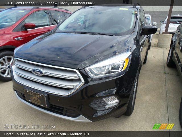 2018 Ford Escape SEL in Shadow Black